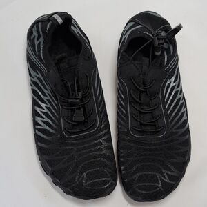 Black and Gray Athletic Water Shoes